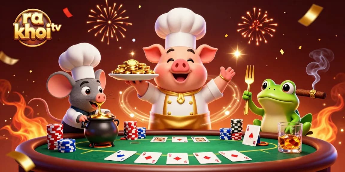 Experience thrilling gaming at ra khơi tv with vibrant 3D elements and rich casino atmosphere.