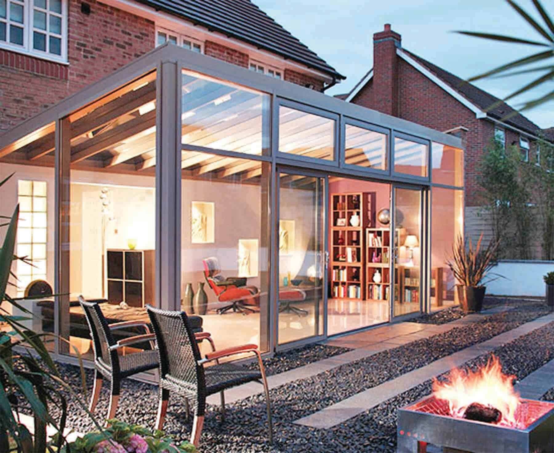 Wintergarten Ideen, die traditionelle und moderne Designs vereinen