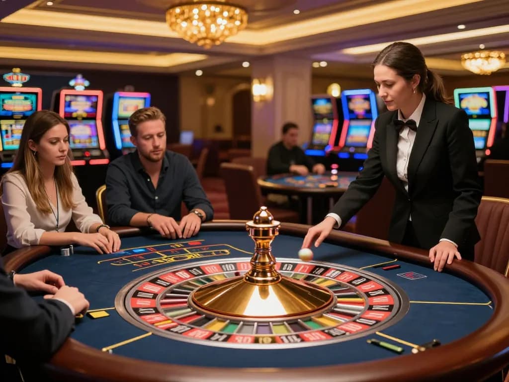 Players experiencing the excitement of roulette at SC88, capturing strategic gameplay moments in a luxurious setting.