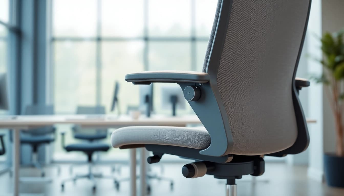 Ergonomischer Stuhl mit wc sitzerhöhung in modernem Büro