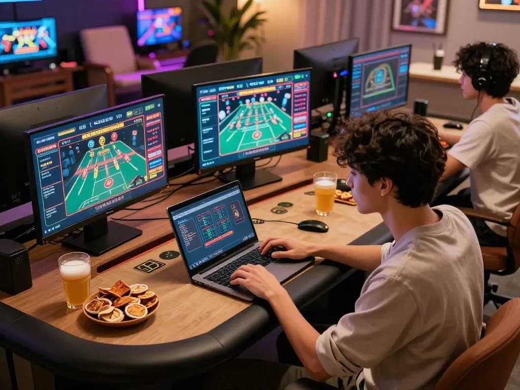 Player engaging in interactive online gaming with nhà cái go8, showcasing advanced technology and immersive environment