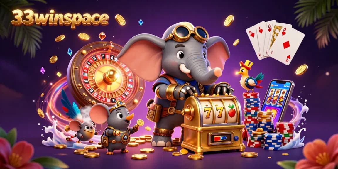 Win big with 33winspace at the vibrant steampunk casino adventure, enjoying exciting games.
