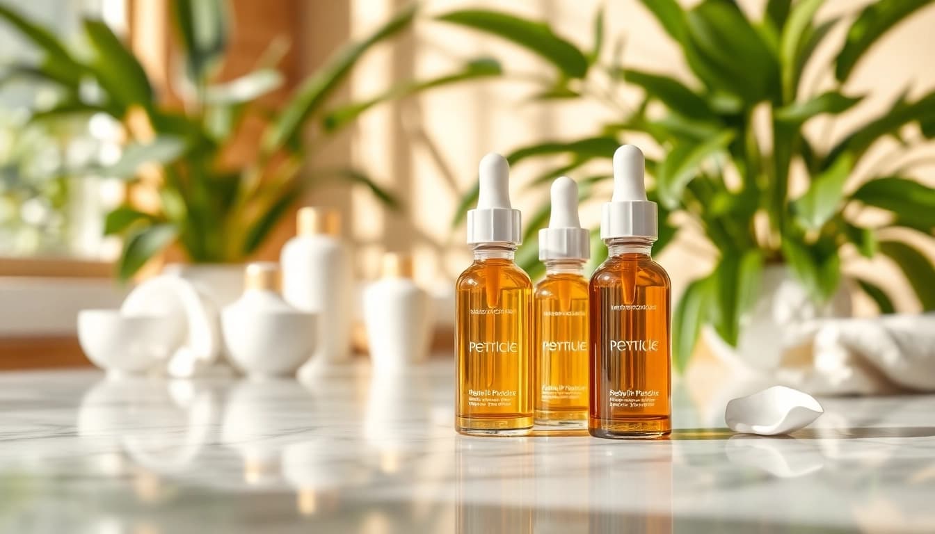 Peptide kaufen für hochwertige Hautpflegeprodukte auf eleganter Präsentation.