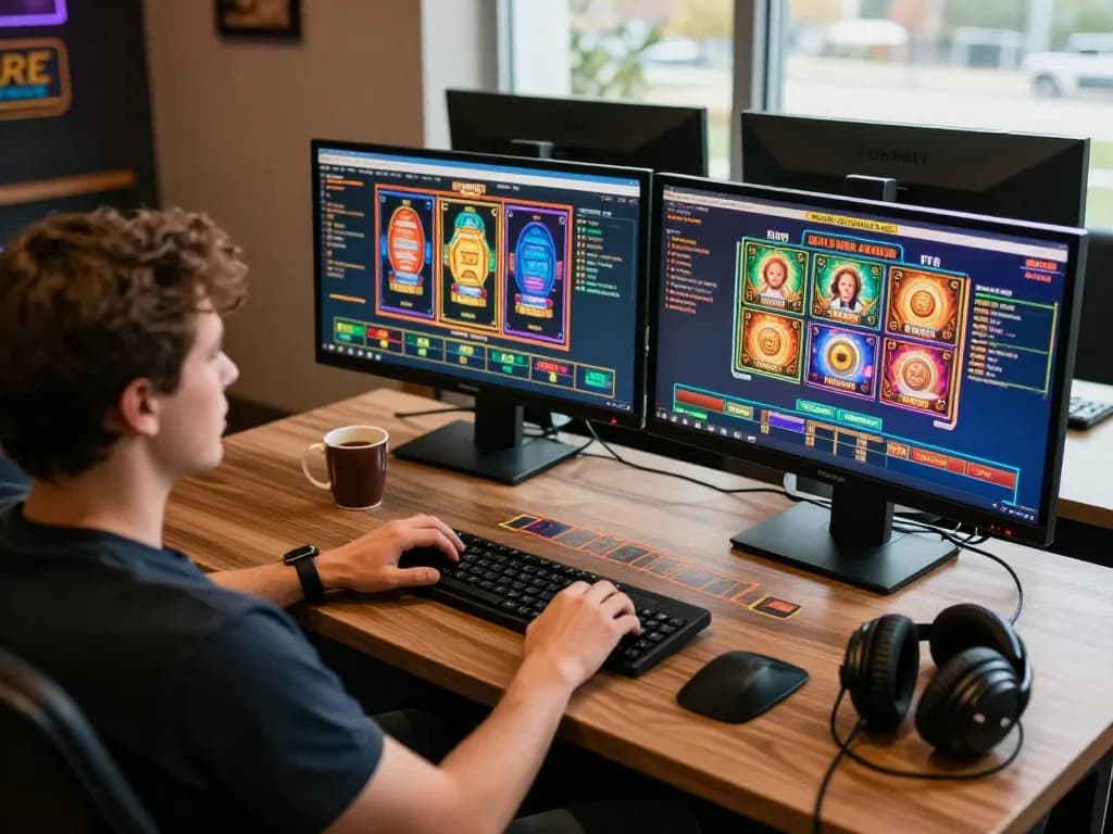 Engaging online gaming experience on trang chủ 8KBET with vibrant slot games and live dealer interface.