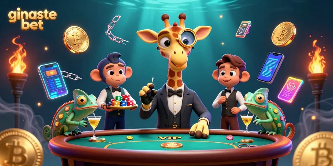 Engage in thrilling ginaste bet moments with a high-roller giraffe at an extravagant casino scene.