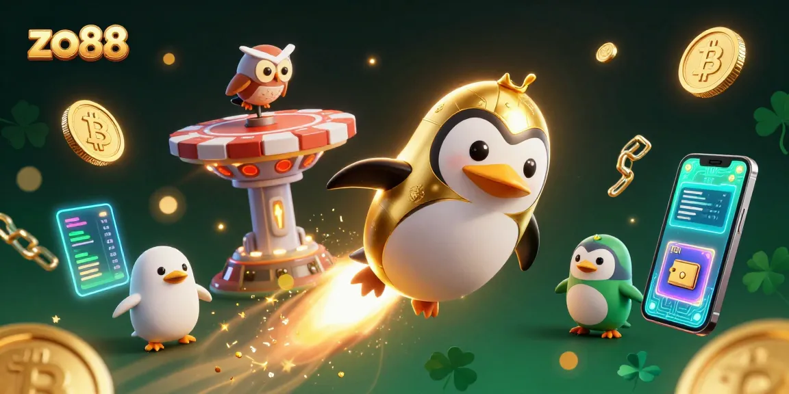 Experience the thrill of casino gaming with zo88's vibrant cosmic adventure illustration.