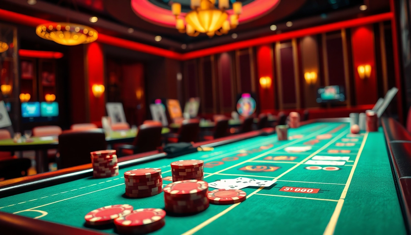 WestAce Germany bietet aufregende Casinospiele mit bunten Chips und Karten an.