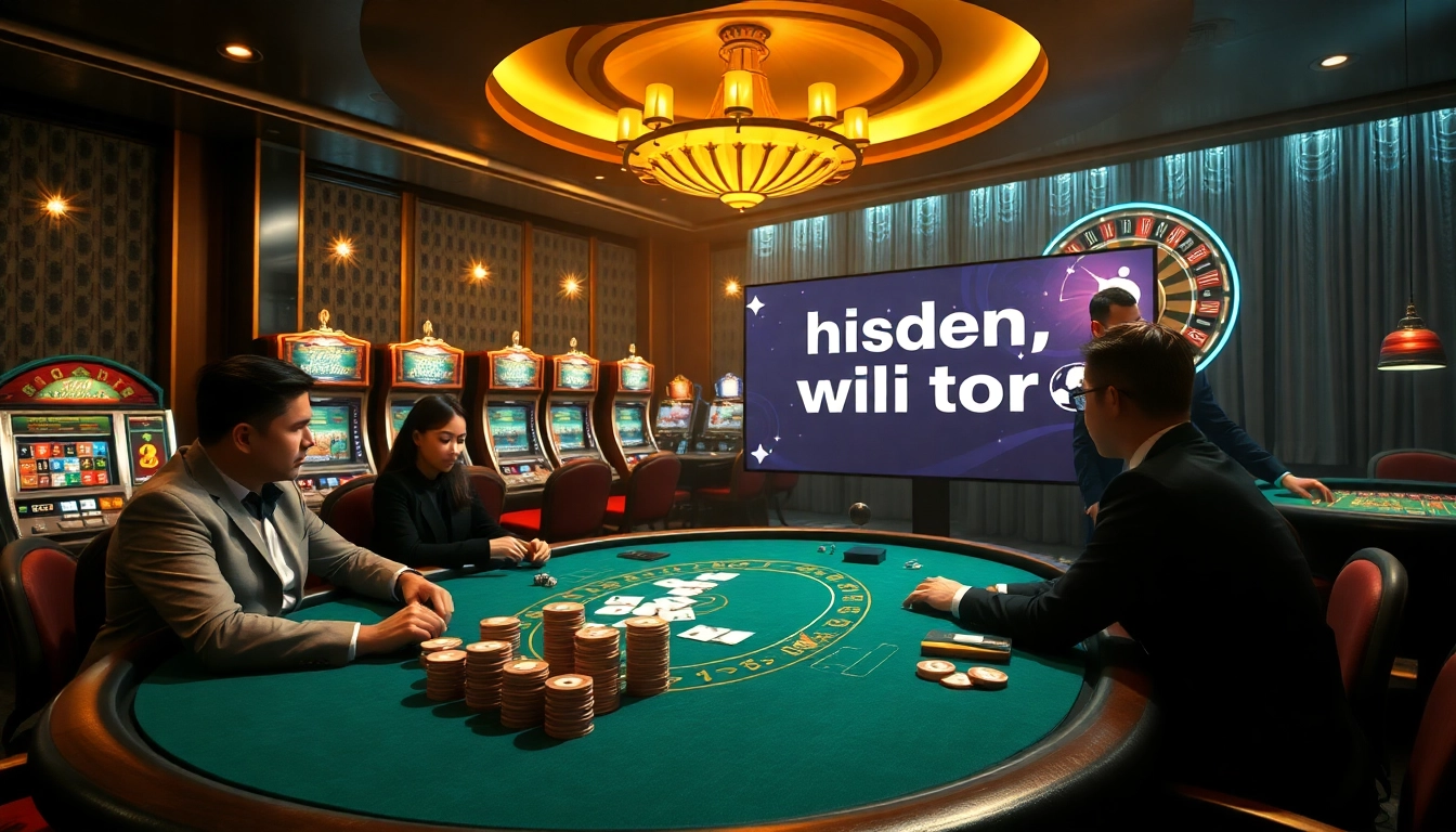 Exciting scene of a poker game highlighting hidden wiki tor for experienced gamblers.