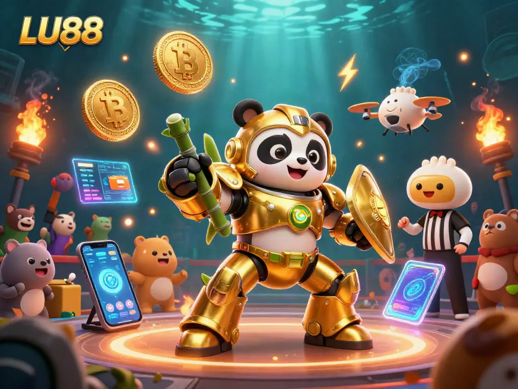 Experience thrilling gameplay with LU88, featuring vibrant 3D casino action and unique character designs.