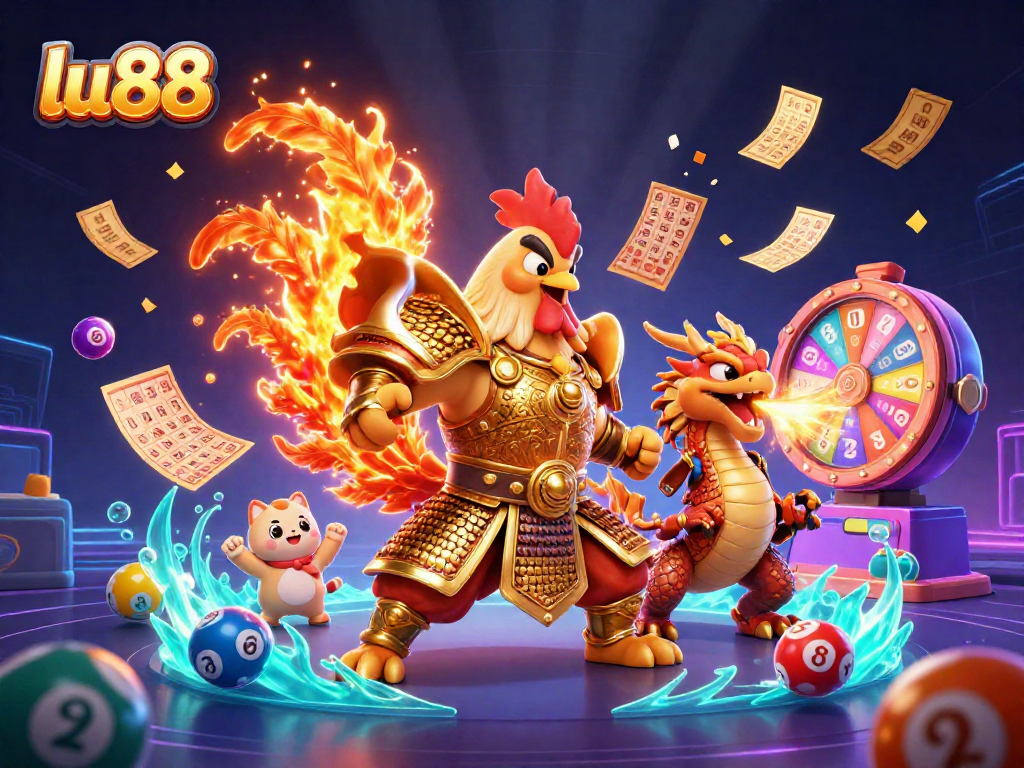 Engage with lu88's immersive casino experience featuring dynamic characters and vibrant gaming elements.