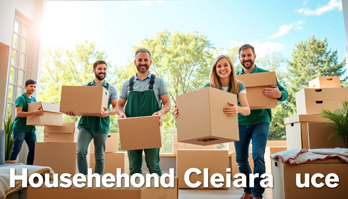 Haushaltsauflösung Freiburg: Lively team facilitating a smooth household clearance process.