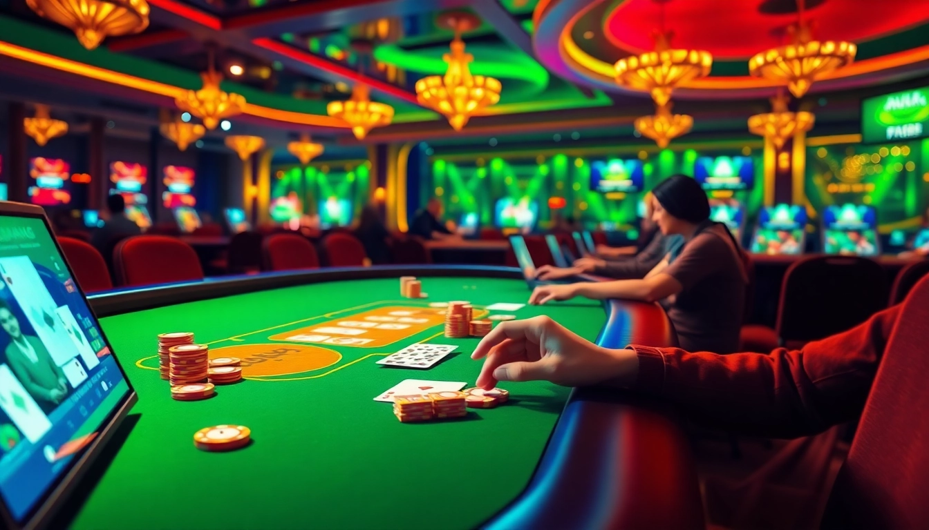 Experience the thrill of winning at an online casino real money no deposit setup, with vibrant visuals and engaging gameplay.