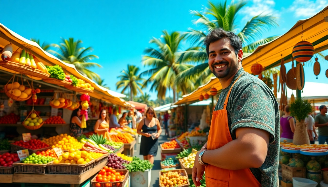 Entdecken Sie die preise teneriffa auf einem lebhaften Markt mit frischen Produkten und Handwerkskunst.