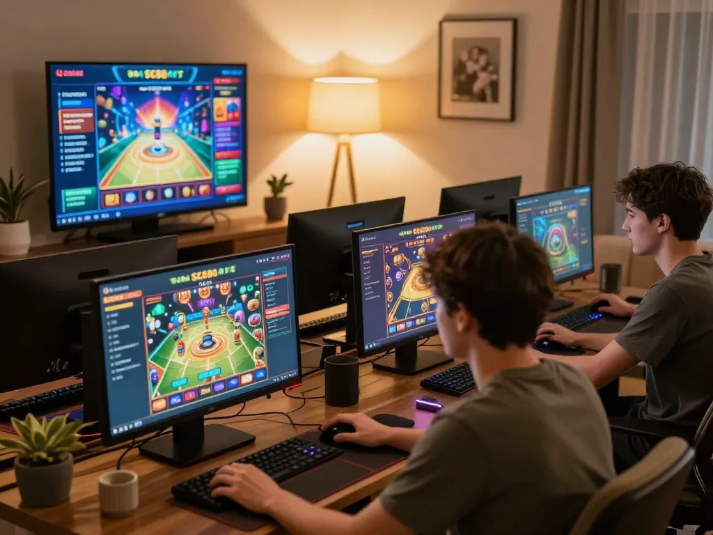 Engaging players using SC88 for online casino gaming in a cozy home setting
