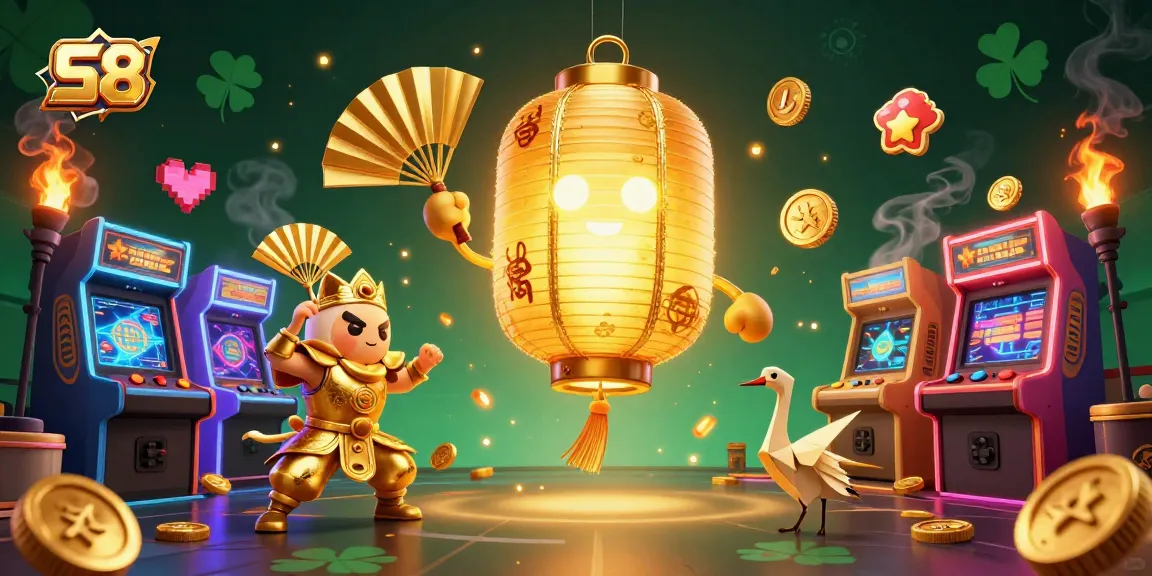 S8 offers a vibrant gaming experience with glowing casino elements and lucky symbols, perfect for gamblers seeking excitement.