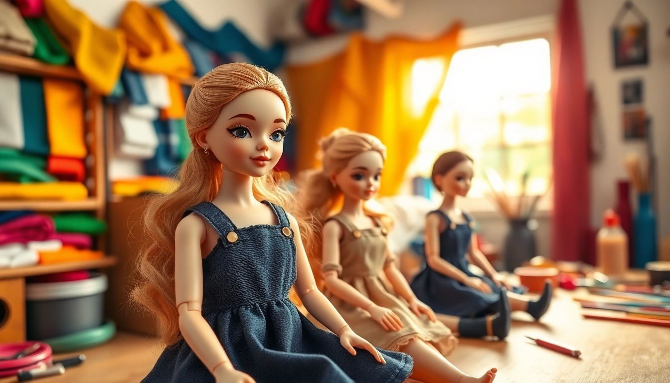 Gestalte einzigartige Gutdolls mit exquisiten Details und lebendigen Farben im Studio.