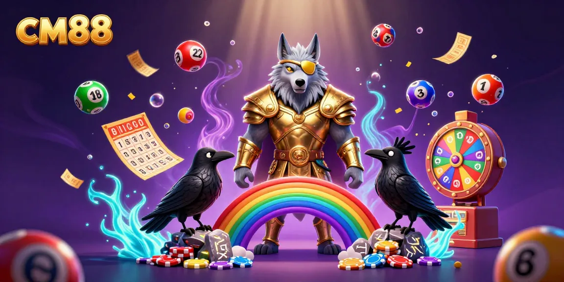 Engage with cm88's vibrant lottery scene showcasing enhanced gaming experience with unique characters and dynamic elements.
