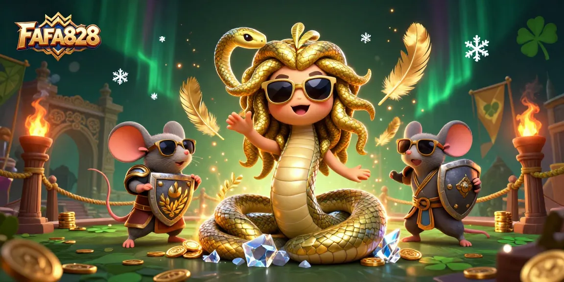 Experience thrilling gameplay at FAFA828, featuring dynamic characters and vibrant casino elements in an exciting atmosphere.