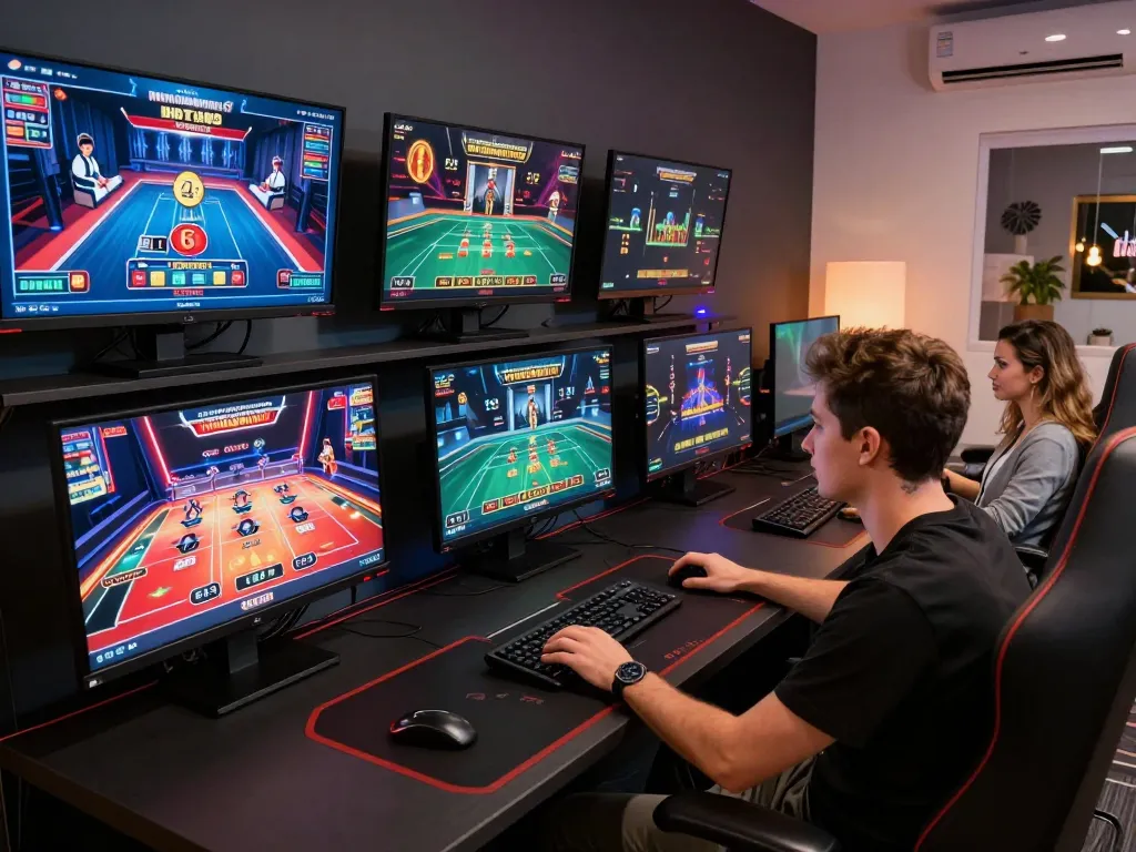 Engaging in strategic gameplay on fun79's online casino platform.