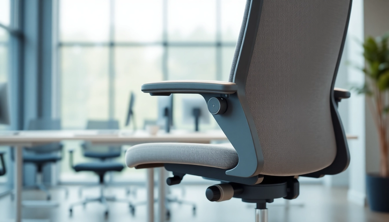 Ergonomischer Stuhl mit wc sitzerhöhung in modernem Büro