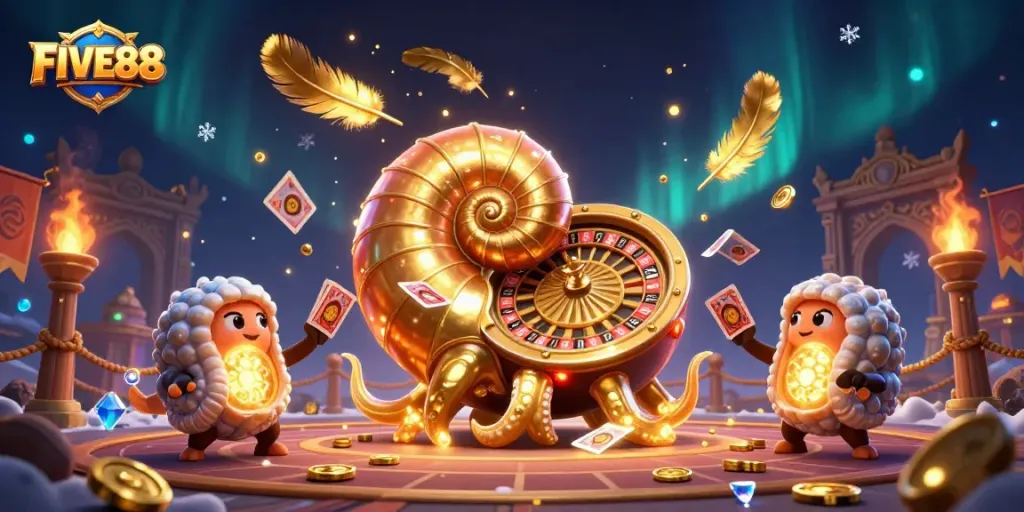 Experience the excitement at FIVE88 with ancient casino elements and dynamic gameplay.