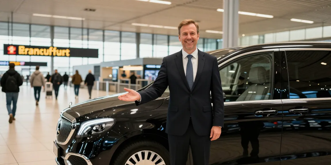 Privater Flughafentransfer mit professionellem Fahrer in Frankfurt - Limousinenservice Frankfurt Flughafen, vertrauenswürdiger Anbieter.