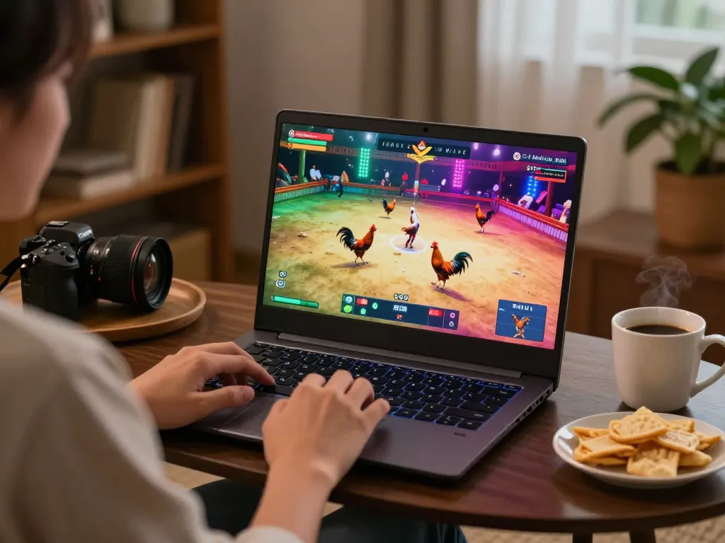 Thưởng thức hành động đá gà trường cam trực tiếp trên laptop, đắm chìm trong cuộc phiêu lưu đánh bạc trực tuyến.