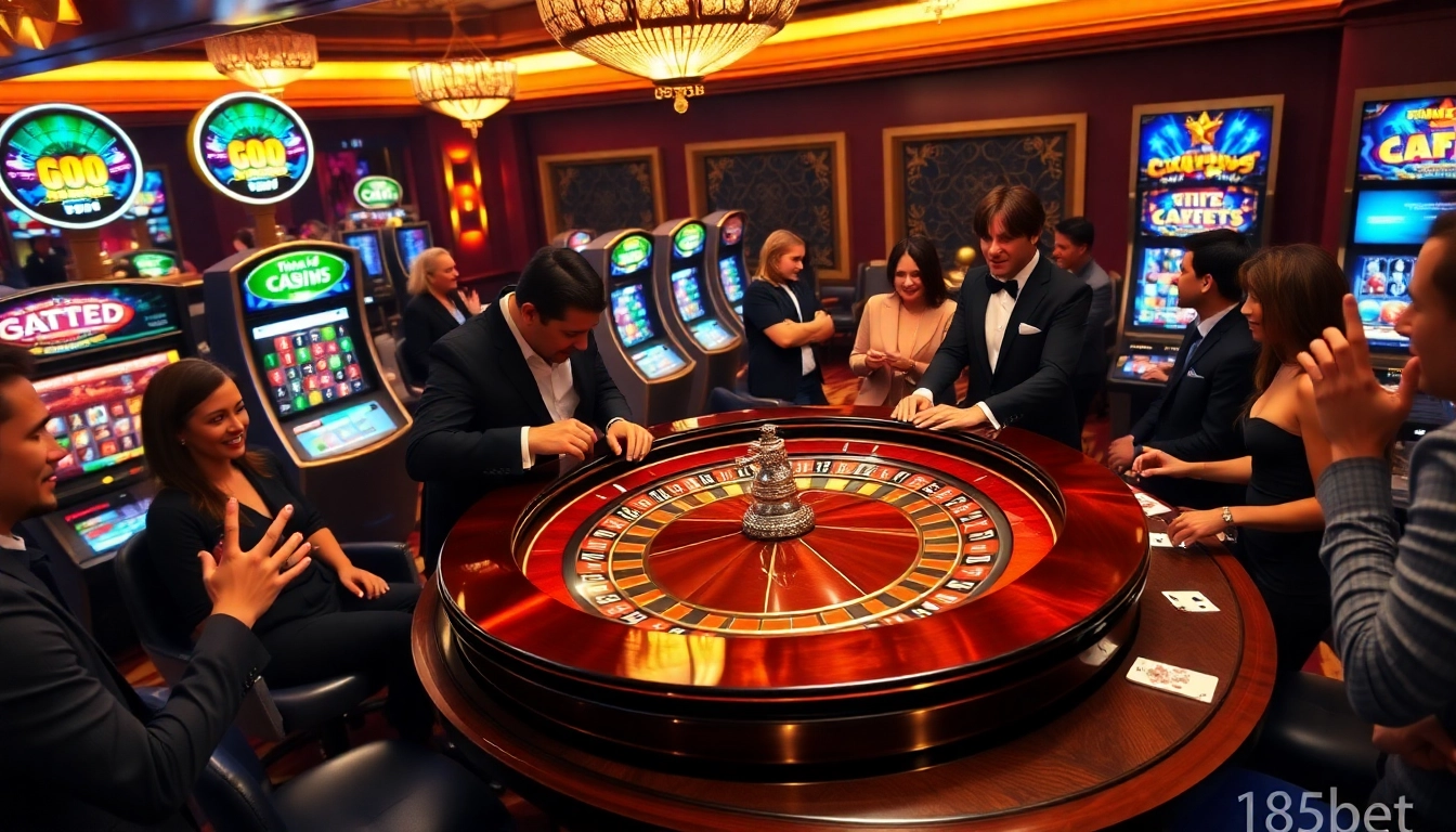 Experience thrilling gameplay at 136bet with vibrant casino tables and dedicated players.