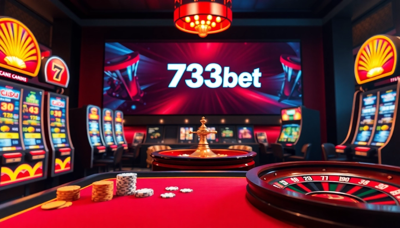 Experience the excitement of 733bet with vibrant casino games and a luxurious atmosphere.