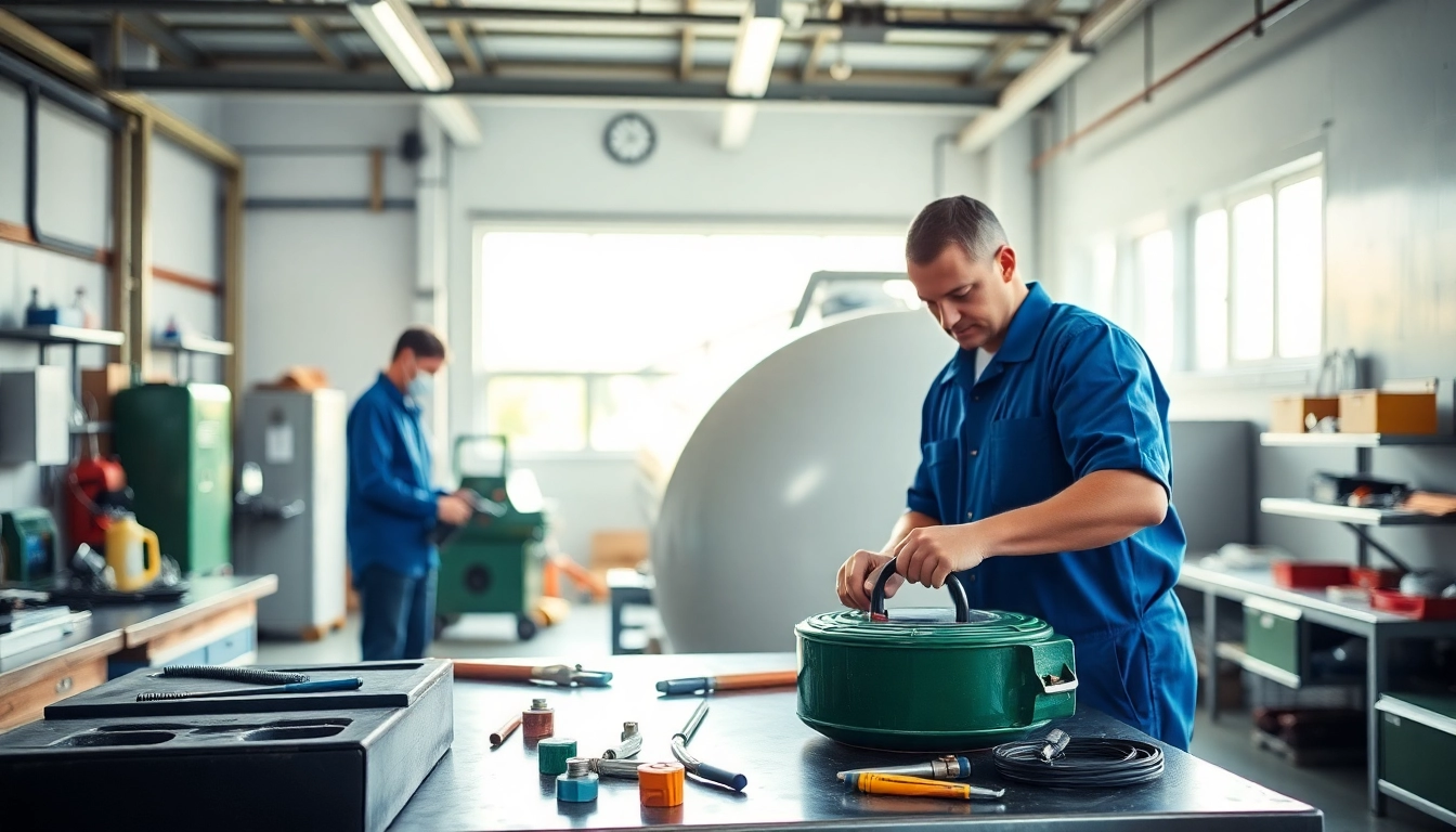 Efficient öltankentsorgung Festpreis in a professional work environment showcasing safe procedures.