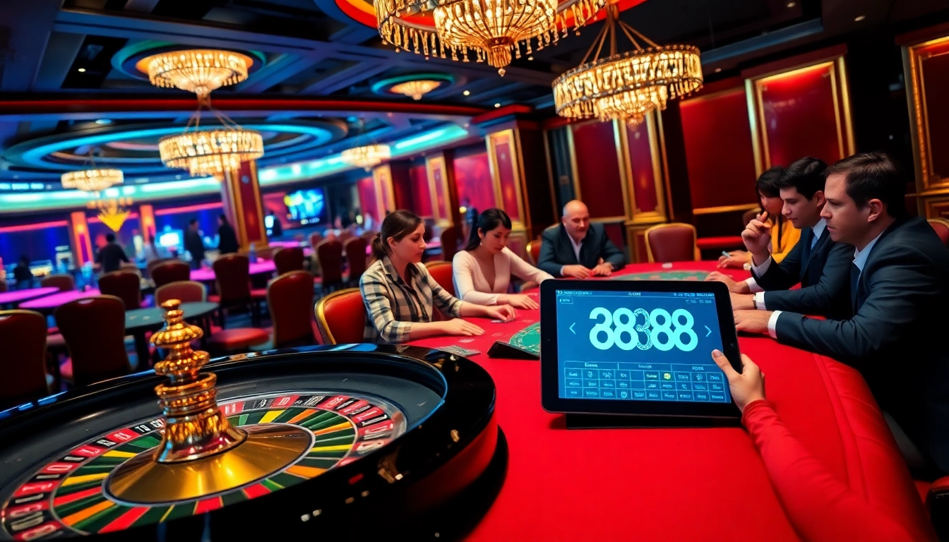Engaging gaming experience at 888new.com with a lavish casino atmosphere and high-stakes action.