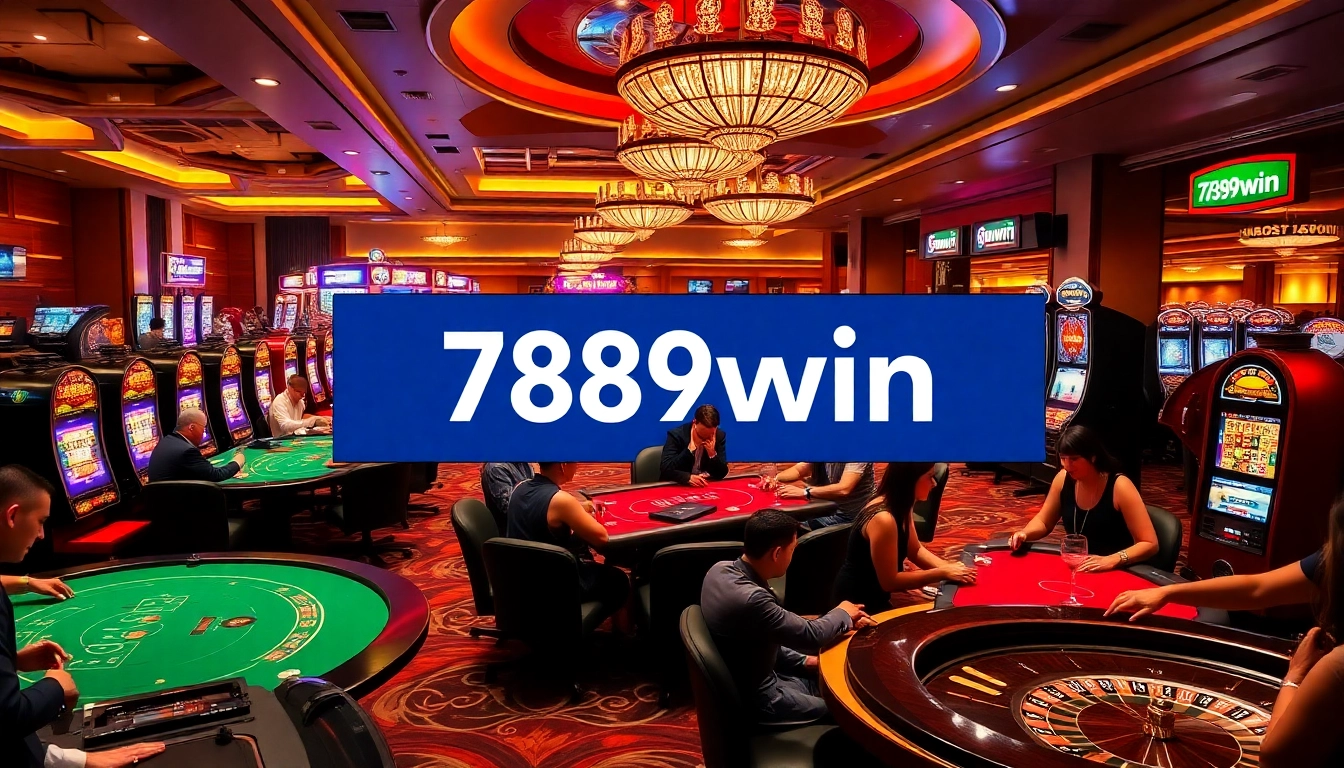 Gambling enthusiasts strategizing at the 789win casino table, showcasing excitement and luxury.