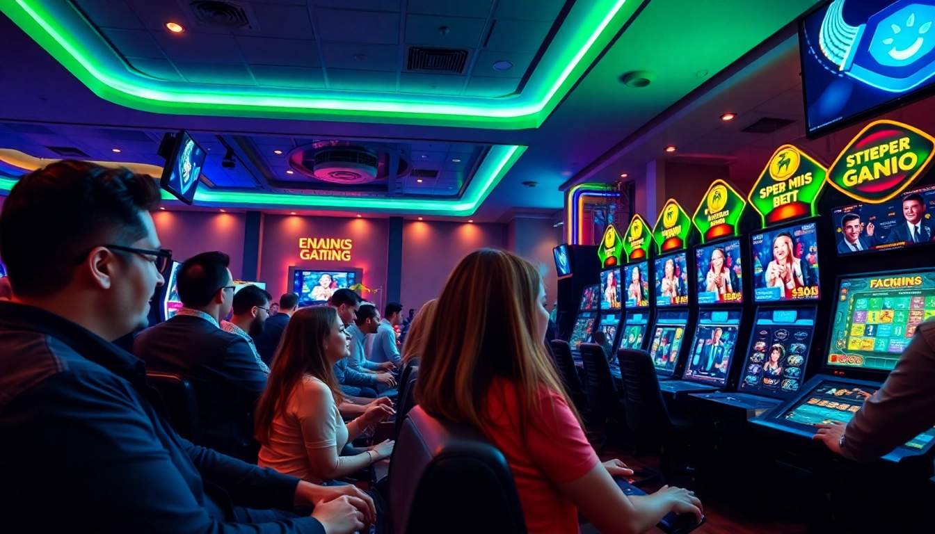 Engaging online casino experience at https://goal123.work/ showcasing diverse players and dynamic gameplay.