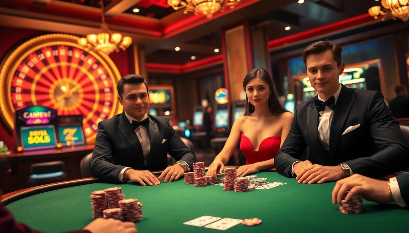 Experience the Beste Plagiatsprüfung with expert players at a luxury casino table, enhancing your gaming strategy.