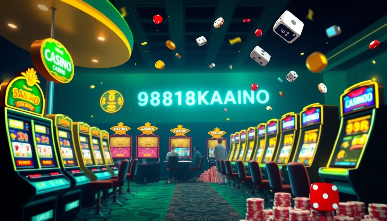 918kaya Download interface with players winning at slot machines in an online casino atmosphere.