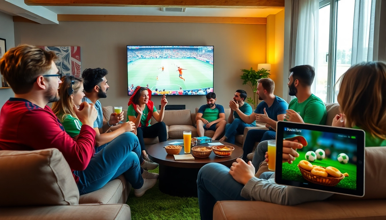 Thrilling live football streaming experience at https://socolive.network/ with fans enjoying quality entertainment.