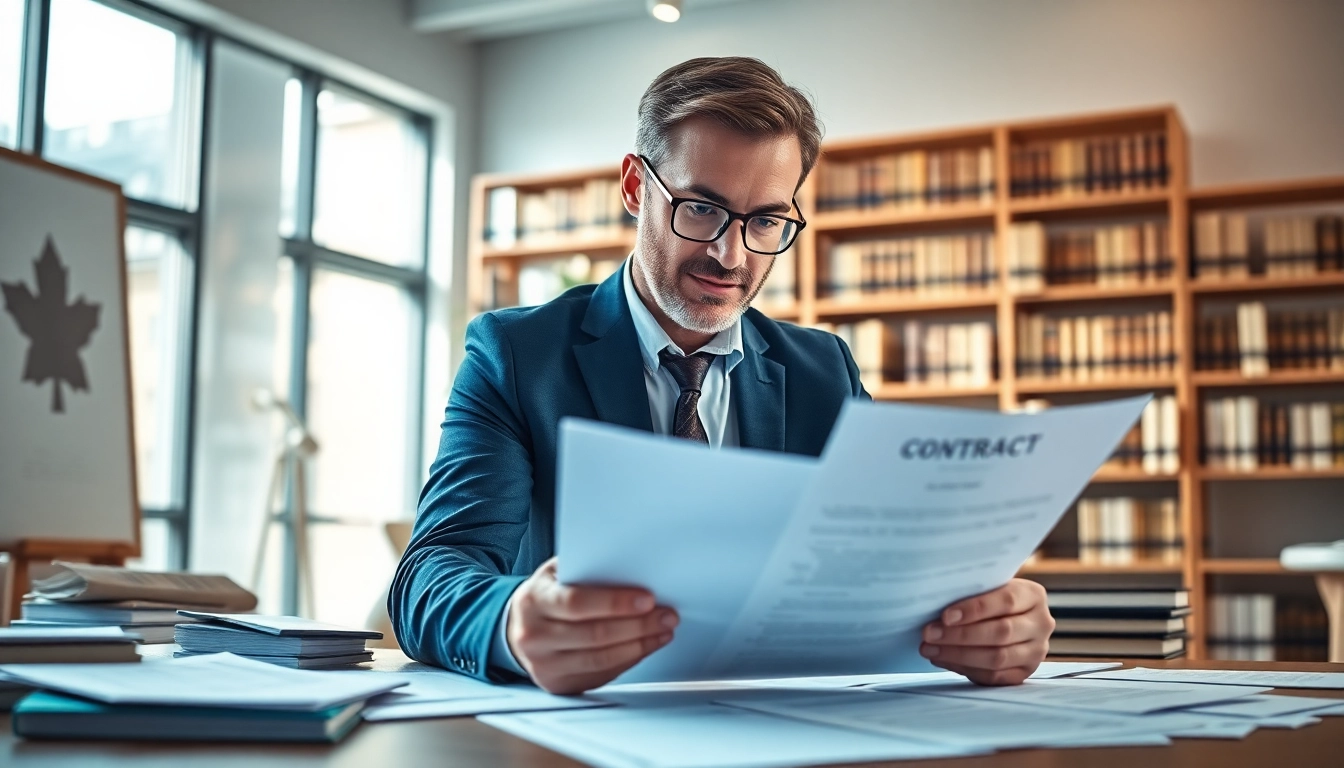 Verträge verstehen durch einen professionellen Rechtsberater, der Verträge analysiert.