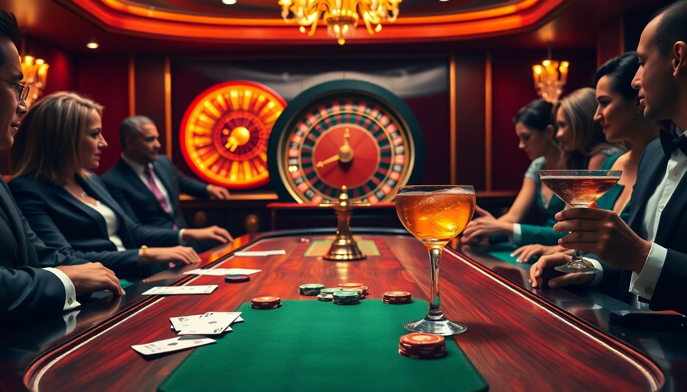 Experience thrilling gameplay at 8kbet8 with our vibrant poker table surrounded by excited players.