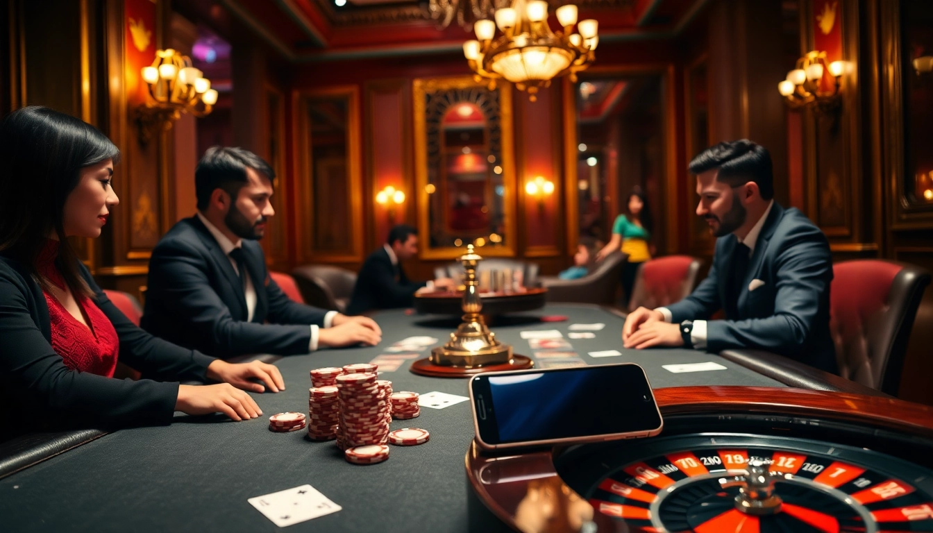 S8 smartphone placed on a poker table with chips and cards, highlighting casino excitement.
