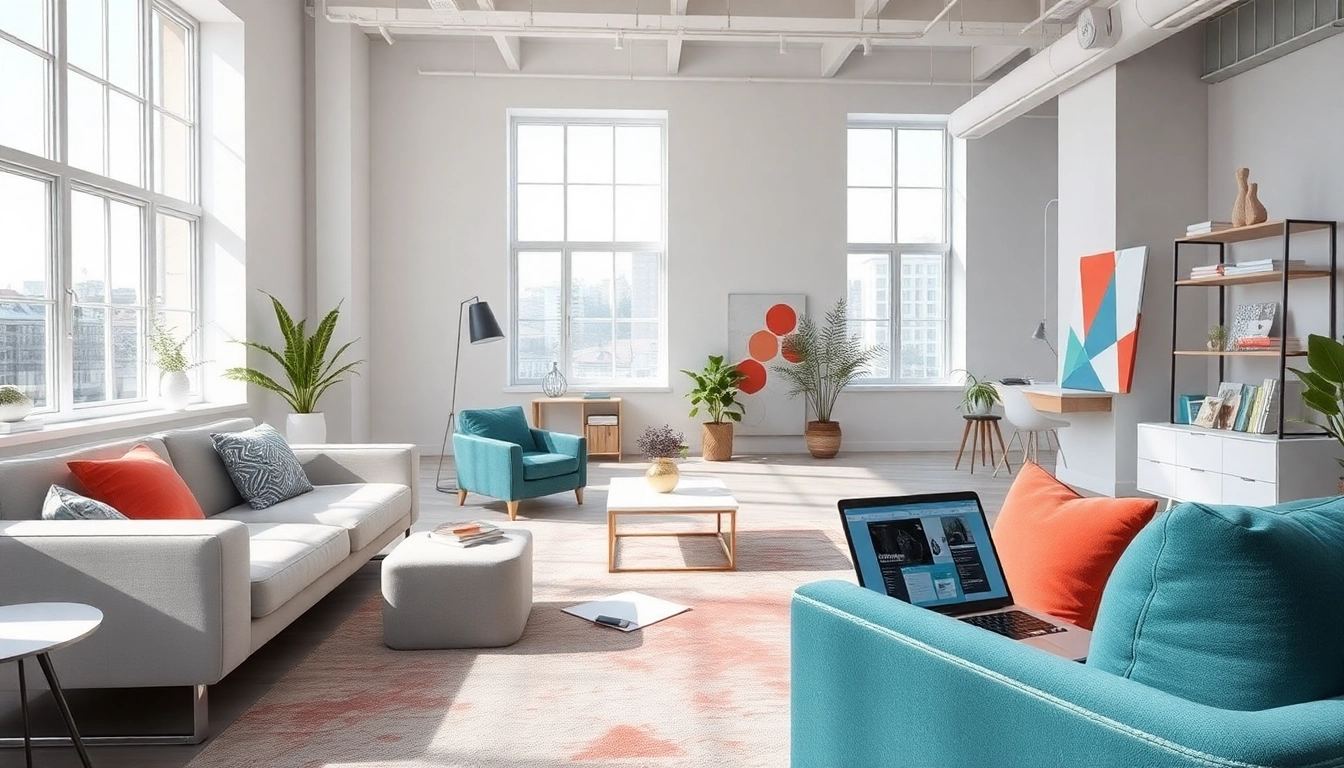 Design studio interior showcasing creativity and innovation at Haus of Design.