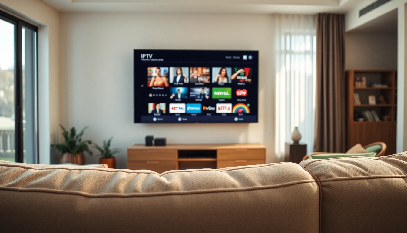 IPTV Komplettlösung integrierte Einrichtung für ein optimales Fernseherlebnis.