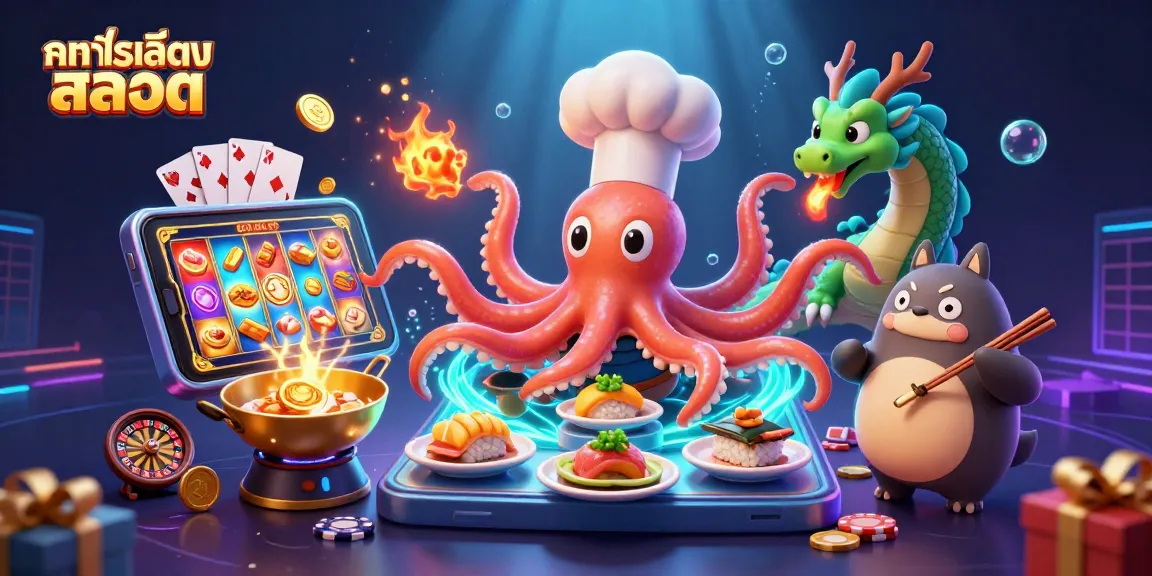 Experience ทดลองเล่นสล็อต with engaging characters and vivid casino elements in a rich, dynamic scene.